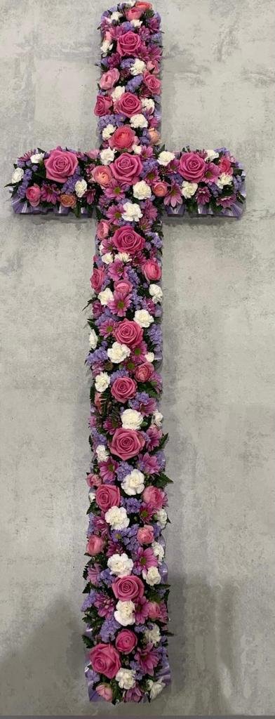 Loose Pink & Lilac Cross