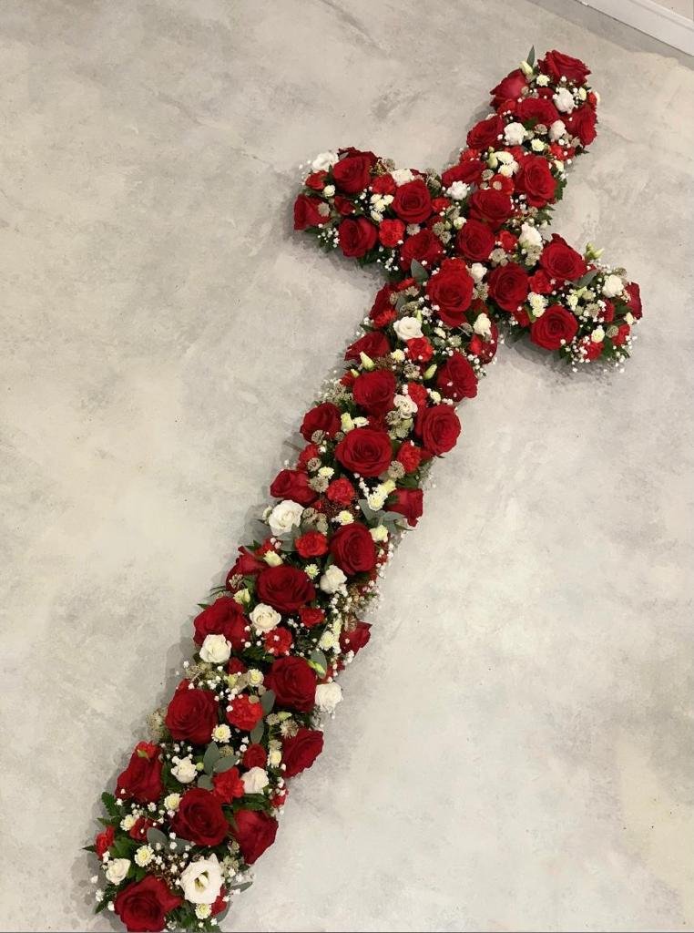 Loose Red & White Cross