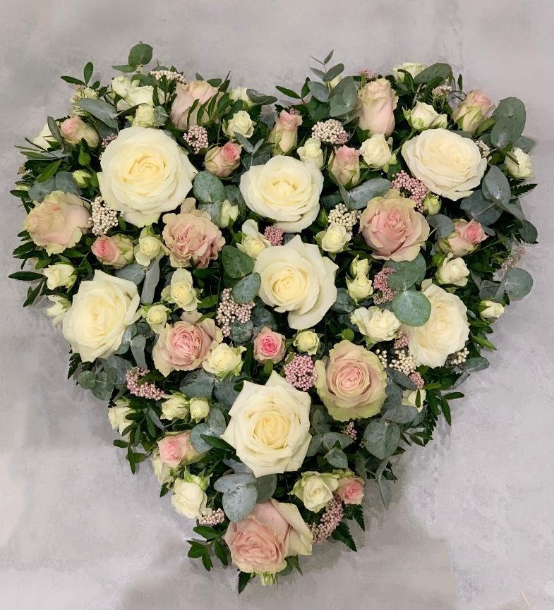 Pink & Cream Heart Loose Pad