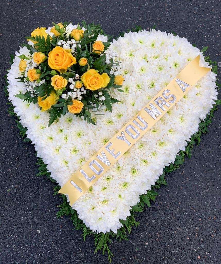 Yellow Heart Based Pad