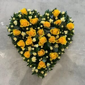 All Yellow Heart Loose Pad