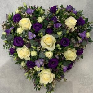 Cream & Purple Heart Loose Pad
