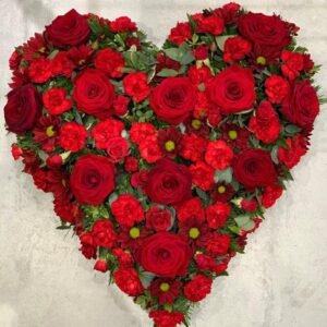 Rose & Carnation Heart Loose Pad