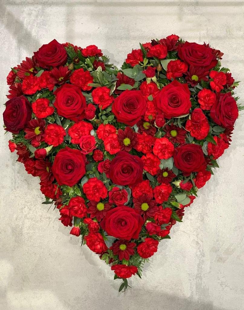 Rose & Carnation Heart Loose Pad