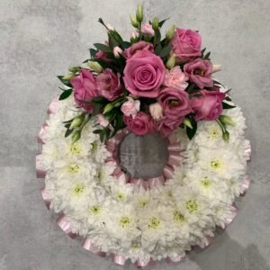 Based Pink Wreath