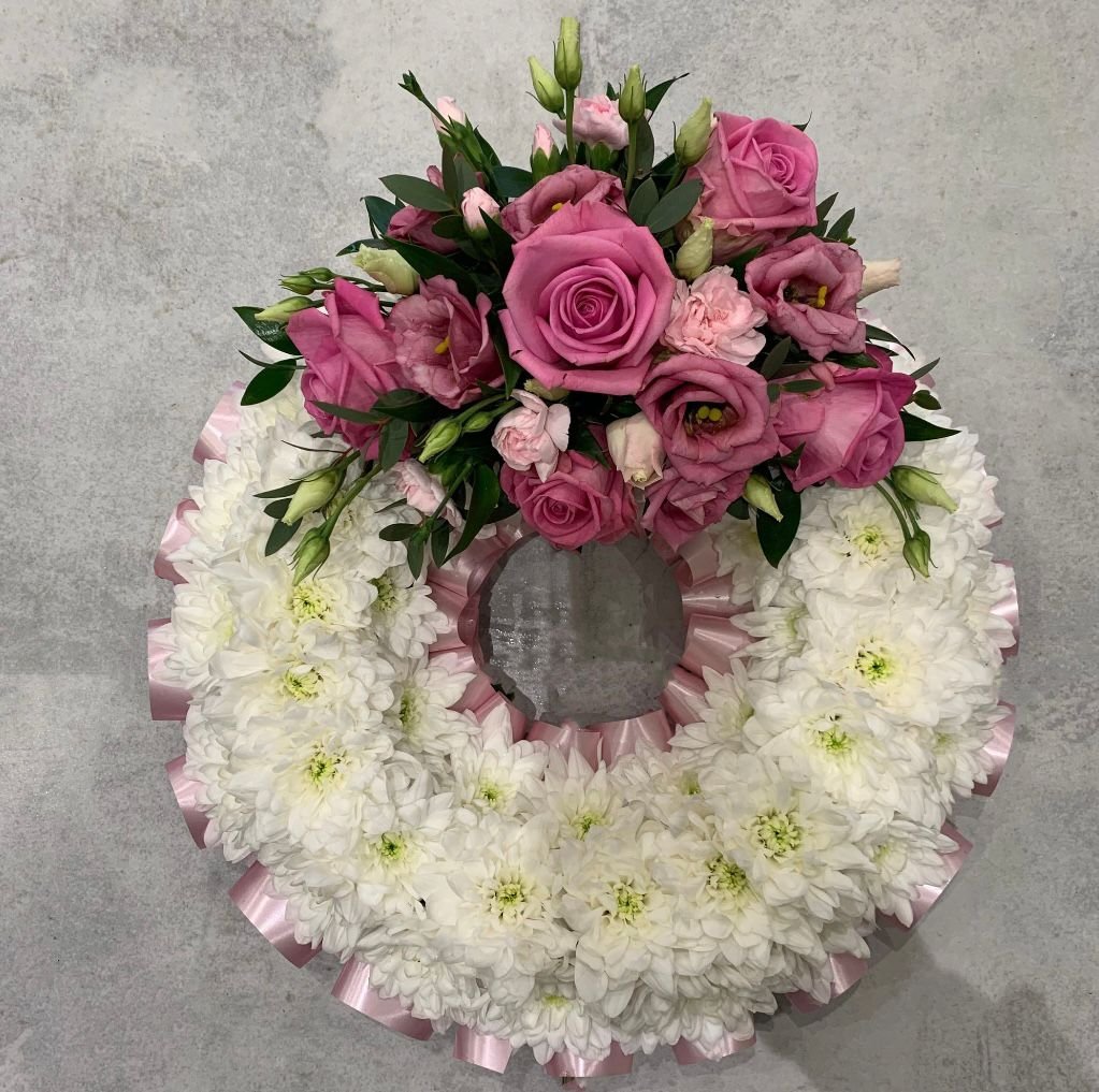 Based Pink Wreath