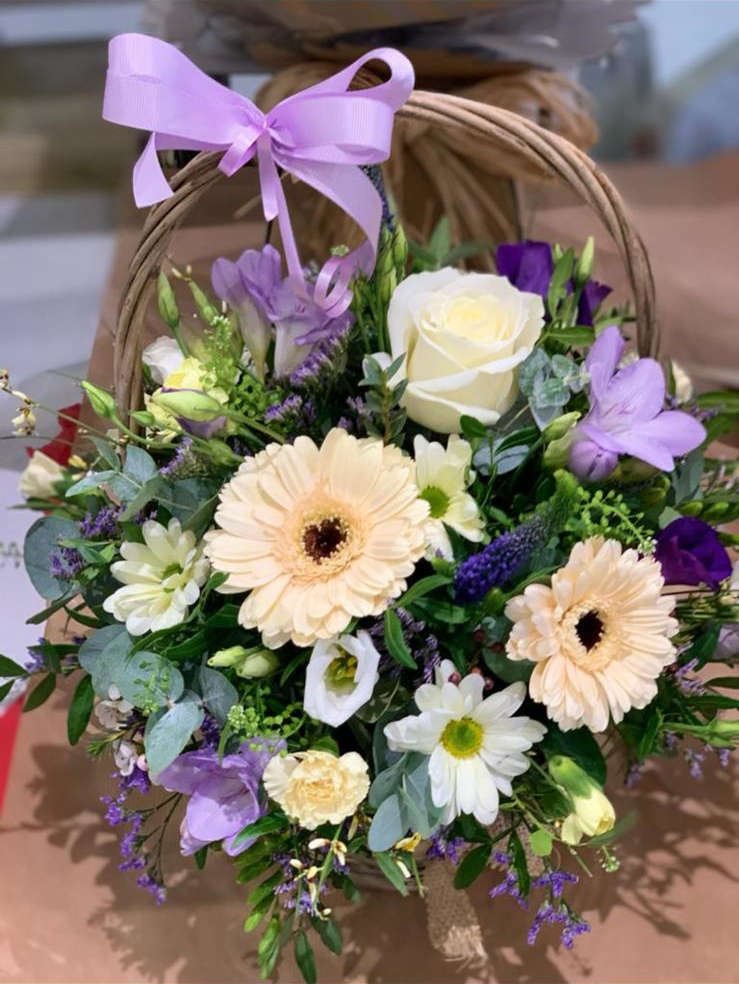 Florists Choice Basket Of Flowers