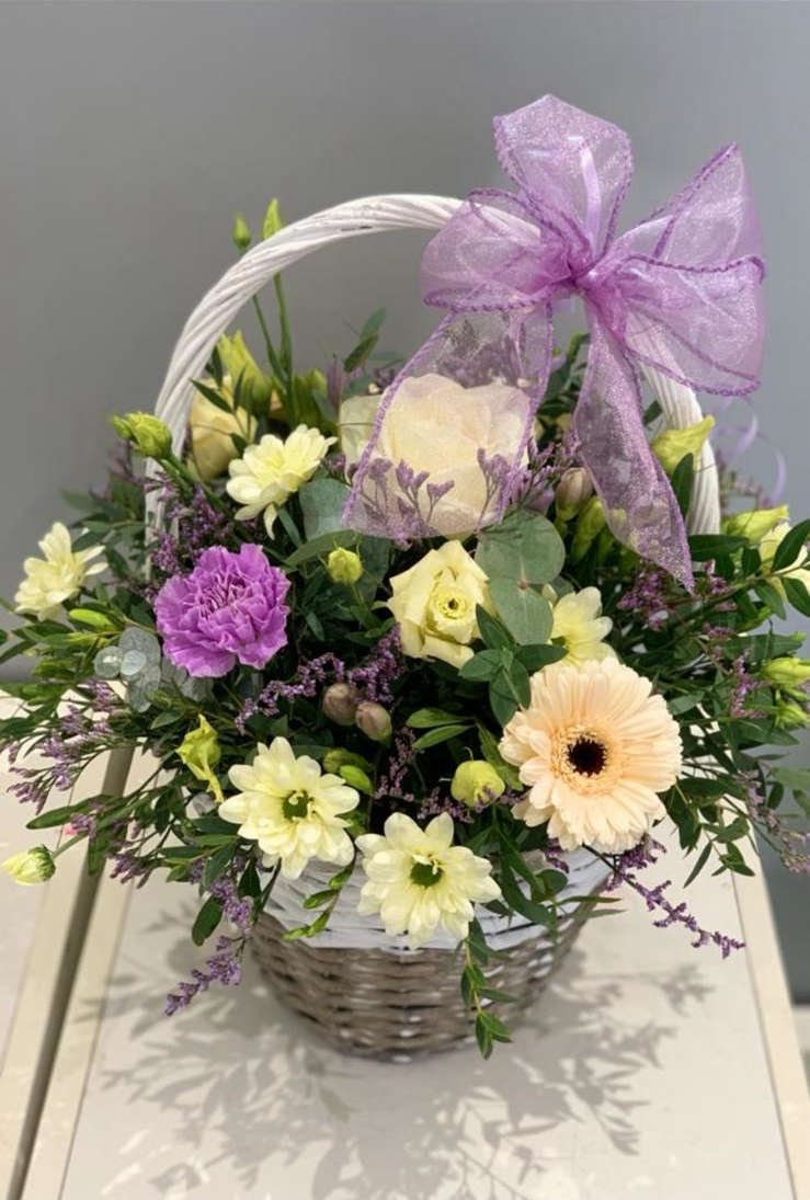 Florists Choice Basket Of Flowers - Image 2