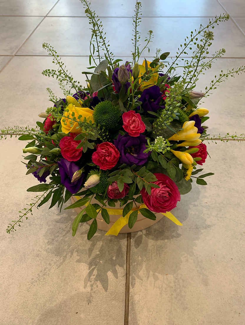 Hat Box of Flowers - Image 5